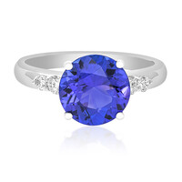 Gouden ring met een AAA tanzaniet (CIRARI)
