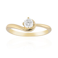 Gouden ring met een Diamant SI1 (G)