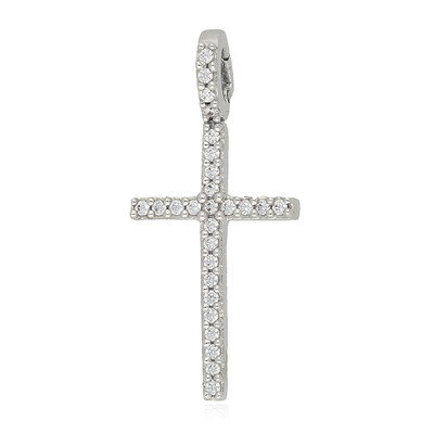 Gouden hanger met PK (H) Diamanten
