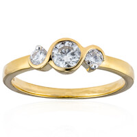 Gouden ring met een SI diamant
