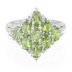 Zilveren ring met Paraiba toermalijnen