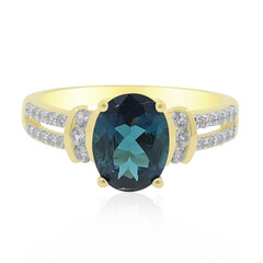 Gouden ring met een Braziliaanse indoliet