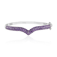 Zilveren armband met Zambia-amethisten (Adela Silber)