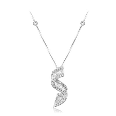 Gouden halsketting met SI2 (H) Diamanten (CIRARI)
