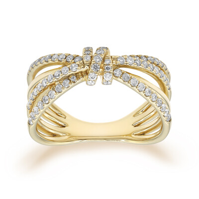 Gouden ring met I1 (H) Diamanten (CIRARI)