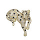 Zilveren broche met peridoots (Adela Silber)