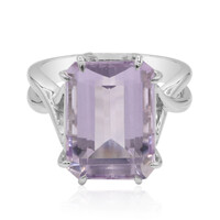 Zilveren ring met een lavendel amethist