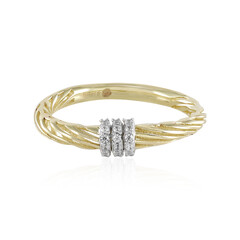 Gouden ring met zirkonen (Ornaments by de Melo)