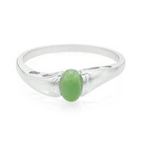 Zilveren ring met een keizerlijk chrysopraas