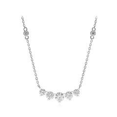 Gouden halsketting met een I1 (H) Diamant (CIRARI)