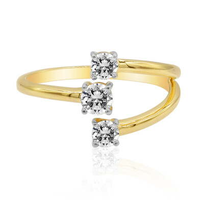Gouden ring met een Diamant SI1 (G) (Annette)
