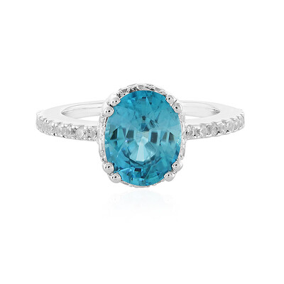 Zilveren ring met een Ratanakiri zirkoon