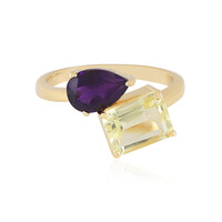 Zilveren ring met een Limoen Kwarts