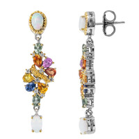 Zilveren oorbellen met Welo-opalen (Dallas Prince Designs)