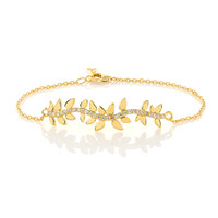 Zilveren armband met zirkonen