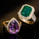 Gouden ring met een AAA Zambia smaragd (CIRARI)