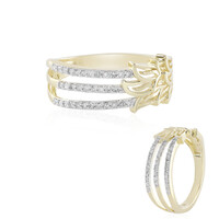 Gouden ring met I1 (I) Diamanten (Ornaments by de Melo)