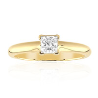 Gouden ring met een IF Diamant (D)