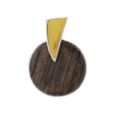 Zilveren hanger met een Veeneik (dagen)