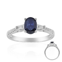 Gouden ring met een Blauwe Ceylon saffier (CIRARI)