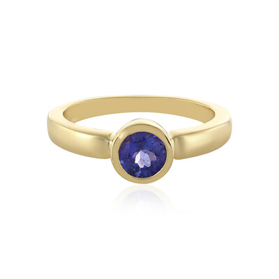Zilveren ring met een tanzaniet