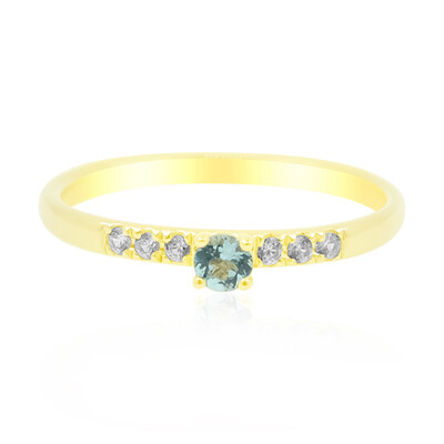 Gouden ring met een Nigeriaanse Paraiba Toermalijn