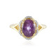 Zilveren ring met een ster robijn