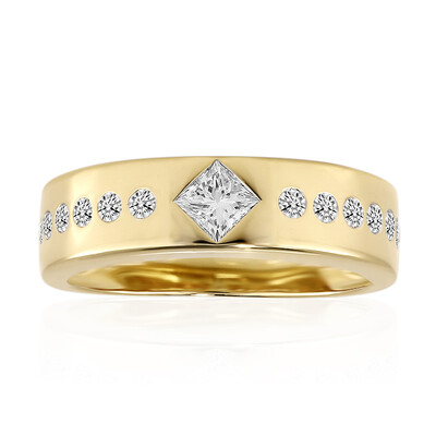 Gouden ring met een IF Diamant (D) (Annette)