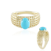 Gouden ring met een Sleeping Beauty Turkoois (Ornaments by de Melo)