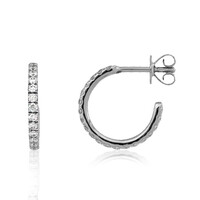 Platinaen oorbellen met Loepzuivere (F) Diamanten (LUCENT DIAMONDS)