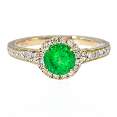 Gouden ring met een AAA tsavoriet (CIRARI)
