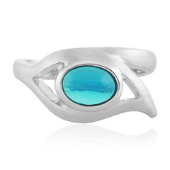 Zilveren ring met een Blauwe Ethiopische Opaal