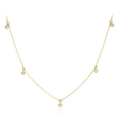 Gouden halsketting met I1 (H) Diamanten (CIRARI)