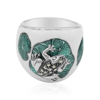 Zilveren ring met marcasieten