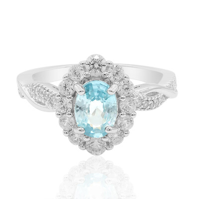 Zilveren ring met een Ratanakiri zirkoon