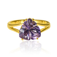 Gouden ring met een lavendel amethist (Glenn Lehrer)