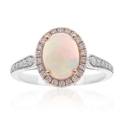 Gouden ring met een AAA Welo-opaal (CIRARI)