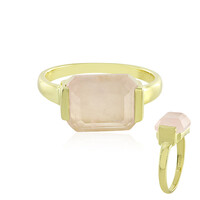 Zilveren ring met een rozen kwarts