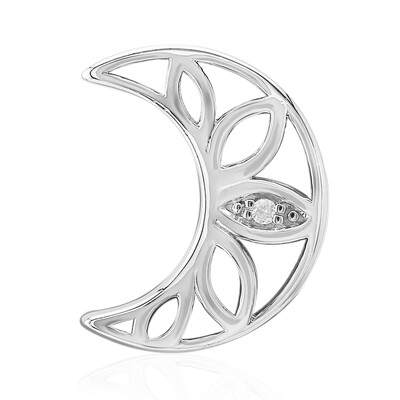 Zilveren aanhanger met Diamanten SI1 (G) (Annette)
