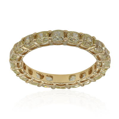 Gouden ring met gele S12 diamanten (CIRARI)