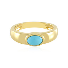 Zilveren ring met een Sleeping Beauty Turkoois