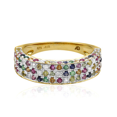 Gouden ring met robijnen (Adela Gold)