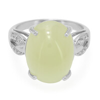 Zilveren ring met een Capillitas aragoniet