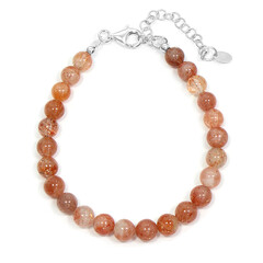 Zilveren armband met zonnestenen