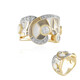 Zilveren ring met een zirkoon (Adela Silber)