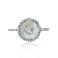 Gouden ring met een diamant (de Melo)