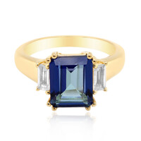 Zilveren ring met een Koningsblauwe Topaas