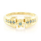 Zilveren ring met een Fancy diamant