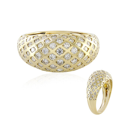 Gouden ring met SI2 (H) Diamanten (de Melo)