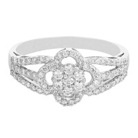 Gouden ring met SI diamanten